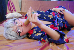 Pervy milf uses naive teeny like a sex toy from Matures Fuck Teen