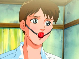 Naughty hentai school girl has both holes hammered hard  from Bondanime