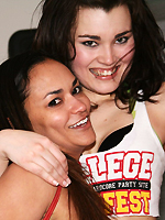 Hot and wild teen bitches are enjoying the drunken party from College Fuck Fest