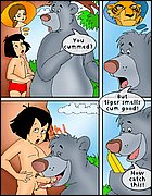Mowgli\'s sex adventures cartoons! from Drawn Sex