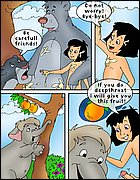 Mowgli\'s sex adventures cartoons! from Drawn Sex