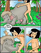 Mowgli\'s sex adventures cartoons! from Drawn Sex