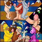 Simpsons fuck at home cartoons! from Drawn Sex