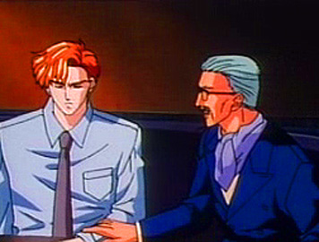 Young anime gay man gets molested by an older gay man in club from Hentai Boys