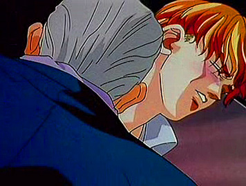 Young anime gay man gets molested by an older gay man in club from Hentai Boys