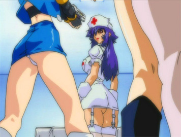 Hot and busty hentai nurses abuses other girls from Lestai
