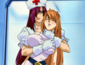 Hot and busty hentai nurses abuses other girls from Lestai