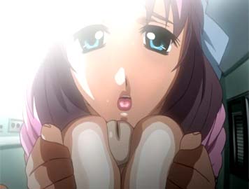 Hentai nurse gives doctor booby job and gets cum shot from titanime