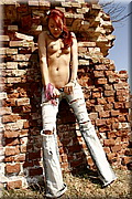 Redhead Anna showing off from Bunniesclub