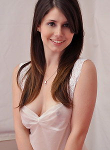 Haileys big perfect tits are showing through sexy sheer dress from Hailey's Hideaway