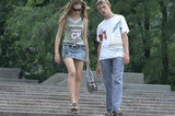 The video footage was taped at the different cities of the Europ from Hdv Candid