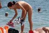 Real life people, full screen video, live sound! from Nude Beach for You