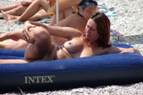 Real life people, full screen video, live sound! from Nude Beach for You