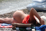 Real life people, full screen video, live sound! from Nude Beach for You
