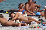 Real life people, full screen video, live sound! from Nude Beach for You